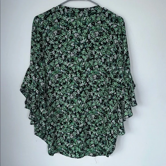 Vince Camuto woman’s blouse three-quarter length sleeve size L - Picture 2 of 5